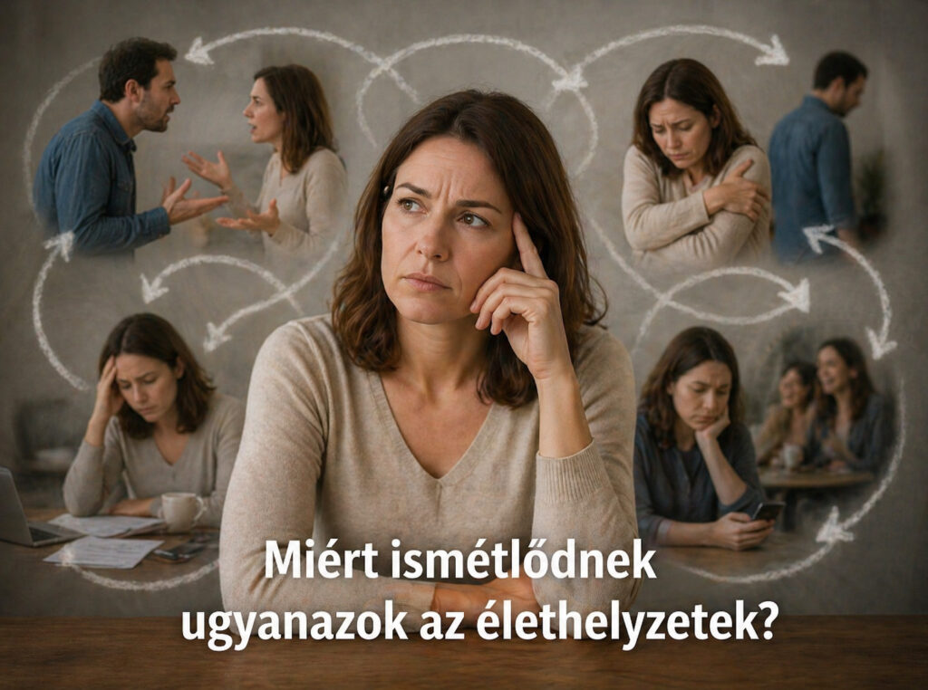 Stresszt okozó élethelyzetekkel birkózó nő